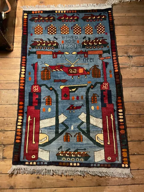 Afghan Rug #605, 145 x 88 cm