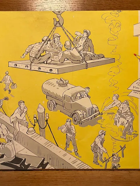 Original Soviet poster 48 x 32 cm, 48 x 32 cm