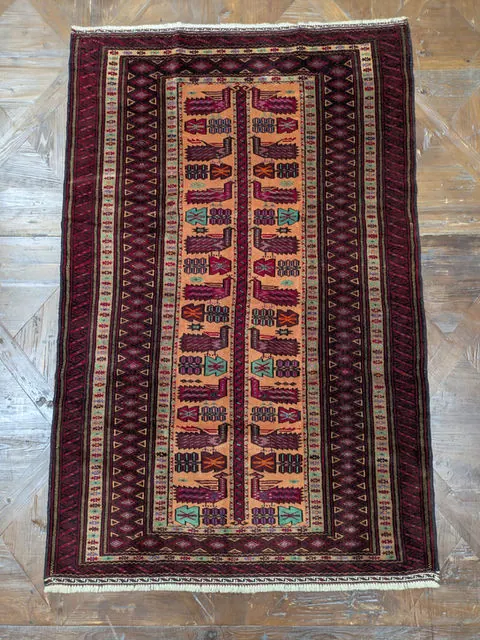 Afghan Rug #2060, 160 x 102 cm