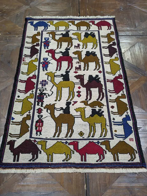 Afghan Rug #2066, 146 x 94 cm