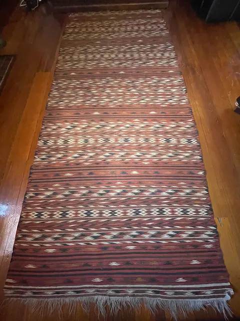 Kilim Rug #822, 285 x 127 cm