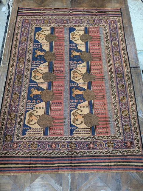 Afghan Rug #2085, 278 x 199 cm