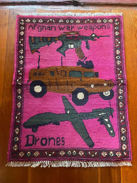 War Rug #757, 81 x 61 cm