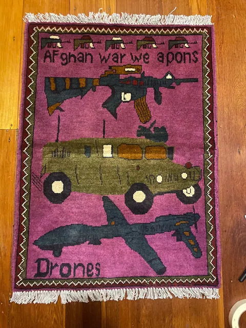 War Rug #764, 82 x 60 cm