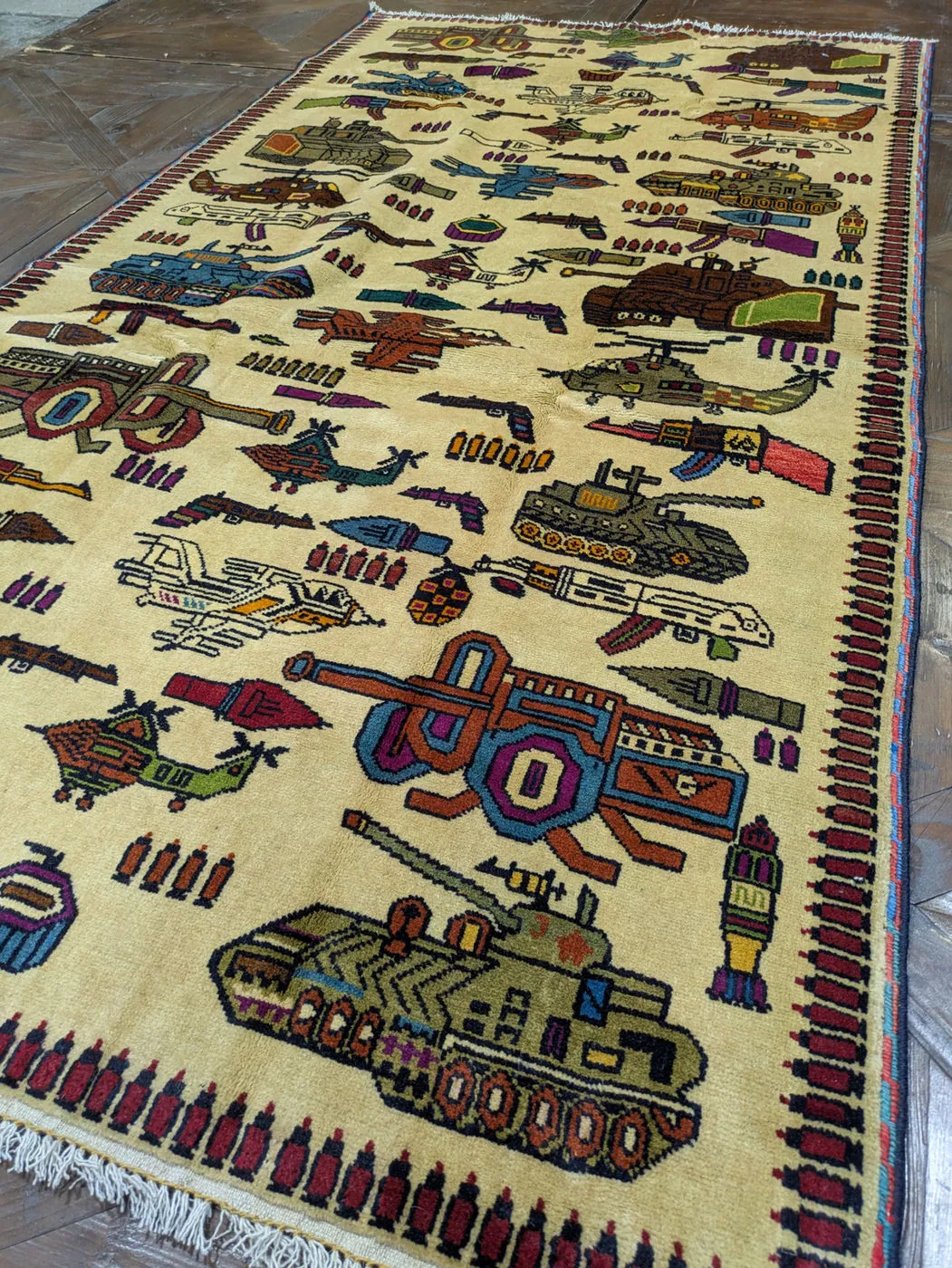 War Rug #2114, 197 x 106 cm, photo 3 of 8