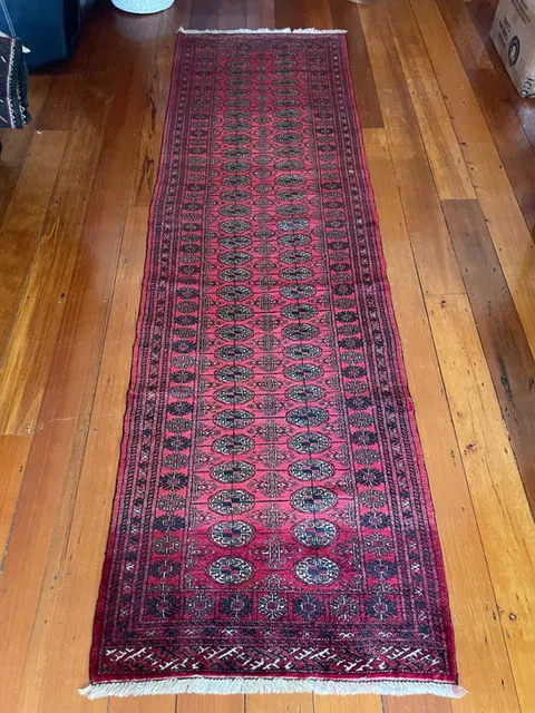 Afghan Rug #863, 291 x 85 cm