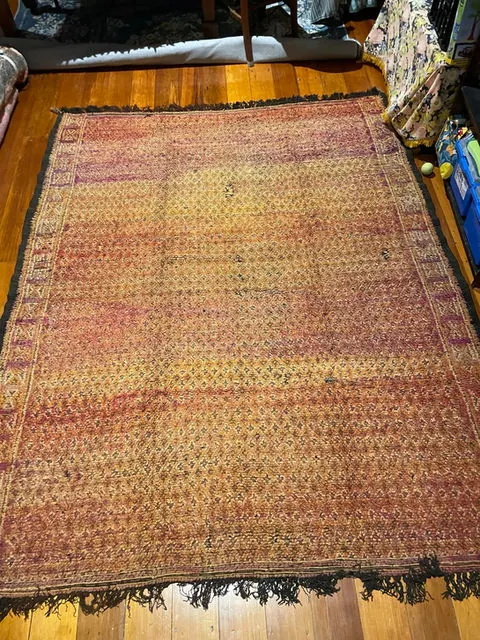 Dusty Sunset, Vintage Authentic, Moroccan Rug, 265 x 215 cm