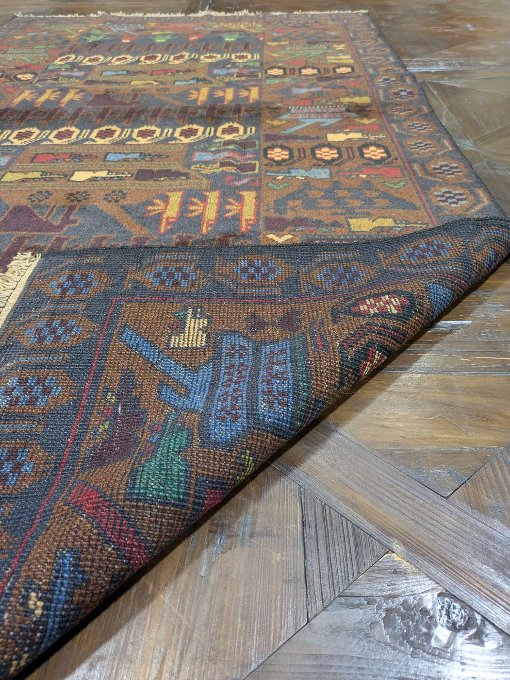War Rug #2115, 207 x 113 cm, photo 7 of 8
