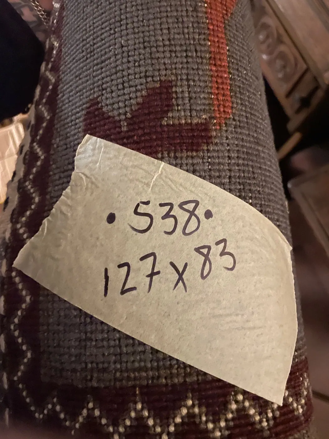 Afghan Rug #538, 127 x 83 cm, photo 8 of 8