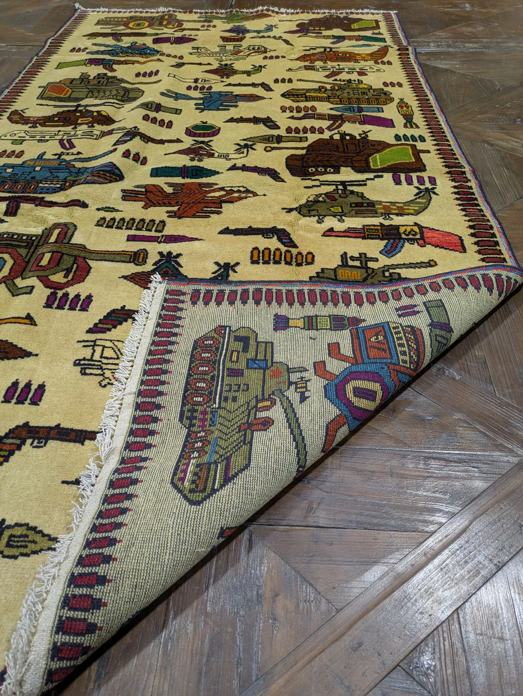 War Rug #2114, 197 x 106 cm, photo 7 of 8