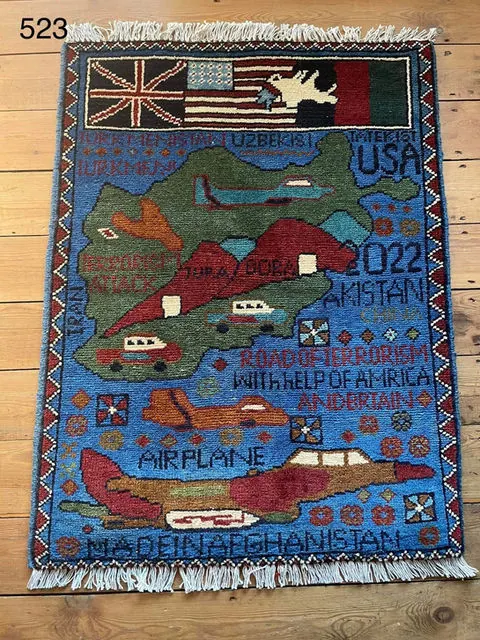 Afghan Rug #523, 81 x 62 cm