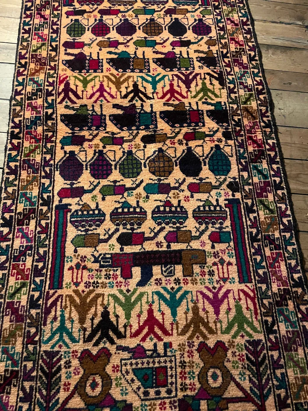 Afghan Rug #620, 187 x 80 cm, photo 8 of 15
