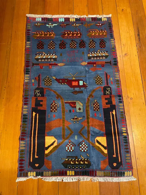War Rug #805, 150 x 88 cm