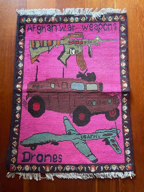 War Rug #752, 80 x 60 cm