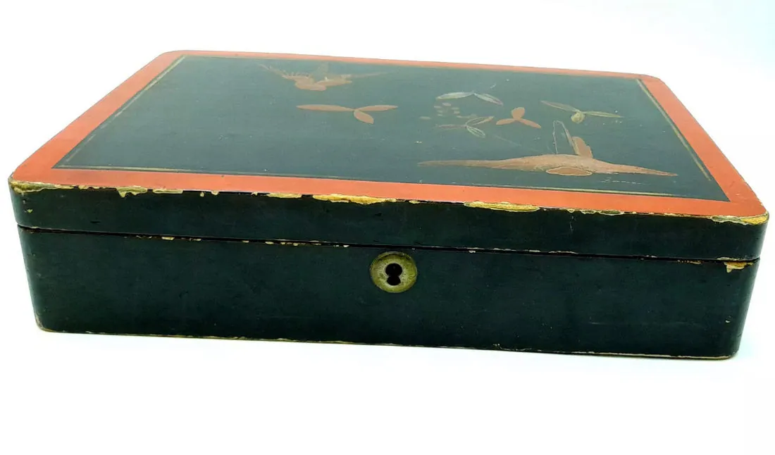 Antique Meiji Period Japanese Jewellery box (sizes in pics), photo 3 of 15