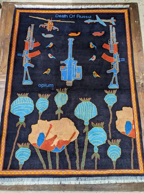 Sold: Afghan Rug #2022, 206 x 148 cm