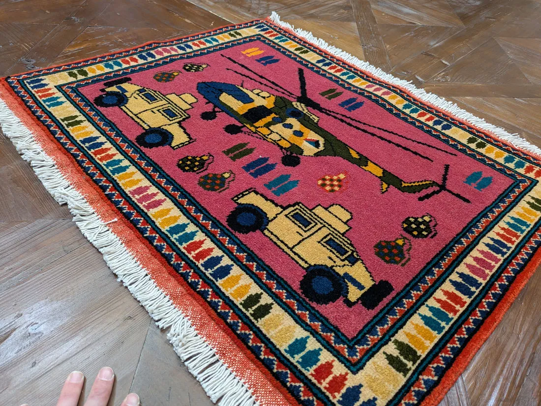 War Rug #2025, 82 x 68 cm, photo 3 of 8