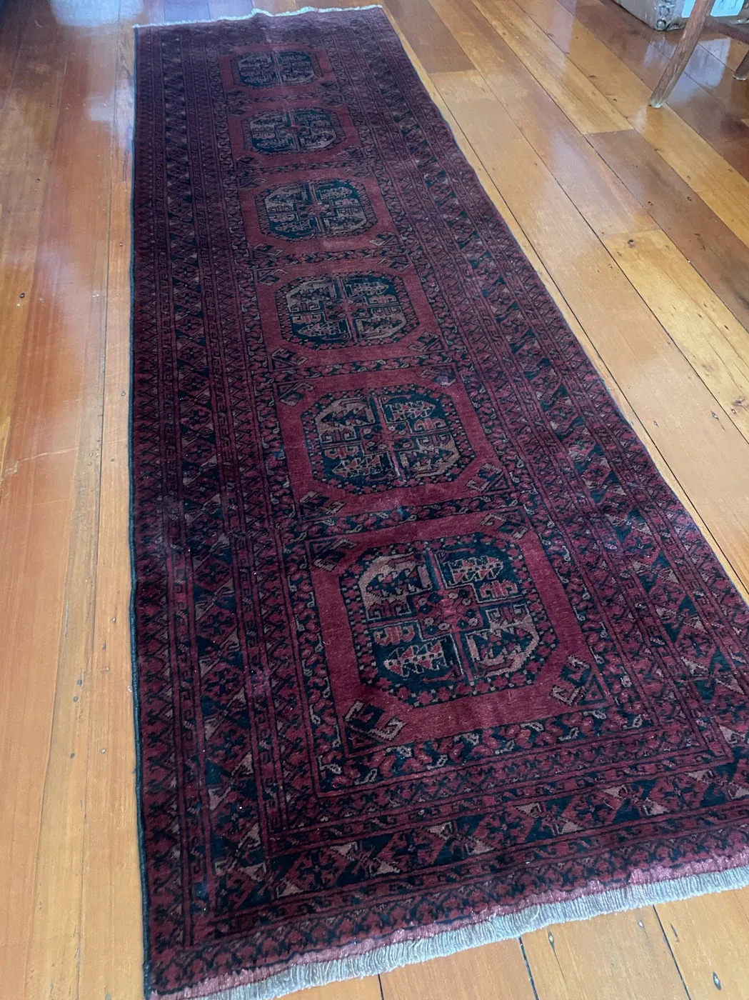 Afghan Rug #867, 281 x 84 cm, photo 10 of 12