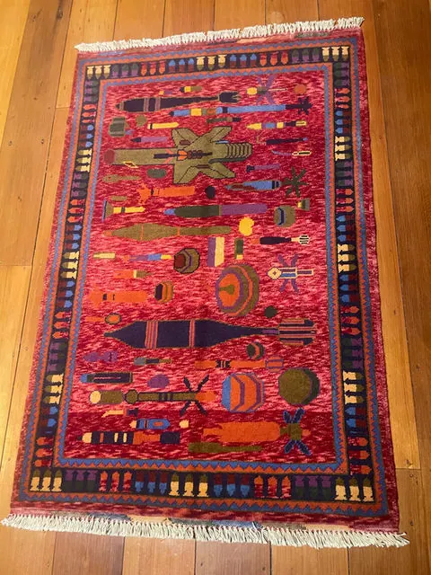 War Rug #1002, 130 x 83 cm