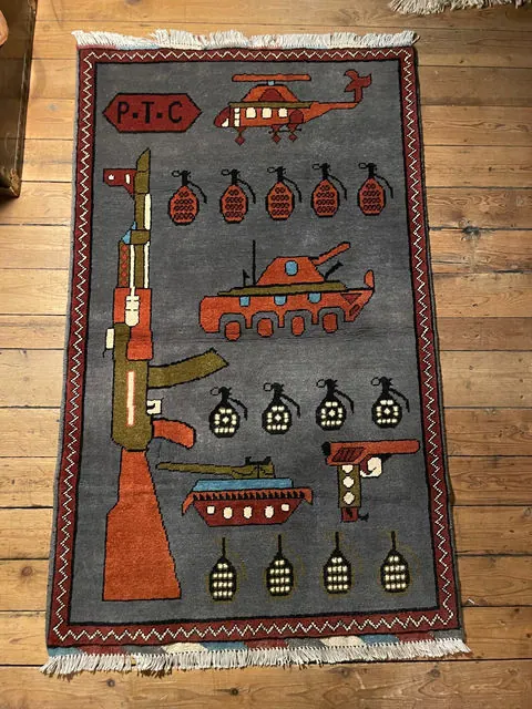 Afghan Rug #612, 137 x 85 cm