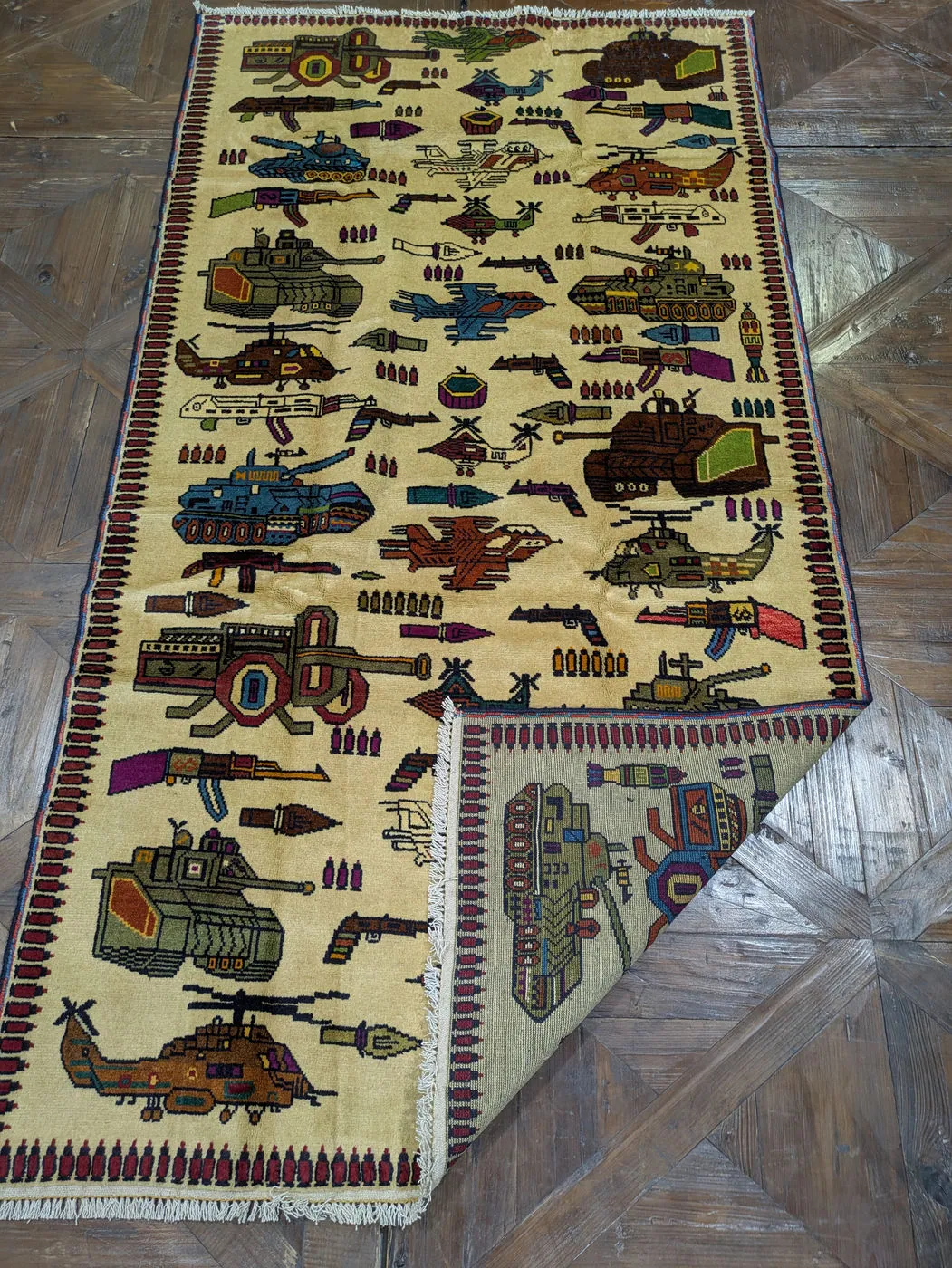 War Rug #2114, 197 x 106 cm, photo 6 of 8