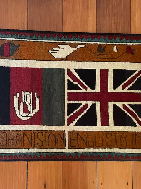 Afghan Rug #912, 77 x 56 cm