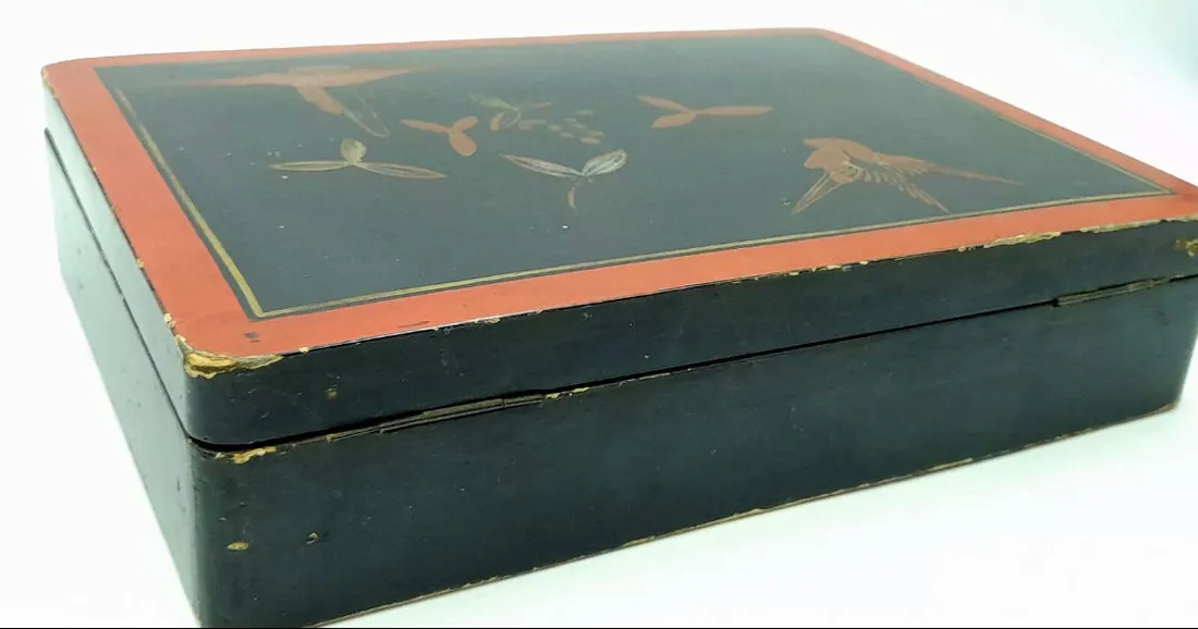 Antique Meiji Period Japanese Jewellery box (sizes in pics), photo 2 of 15