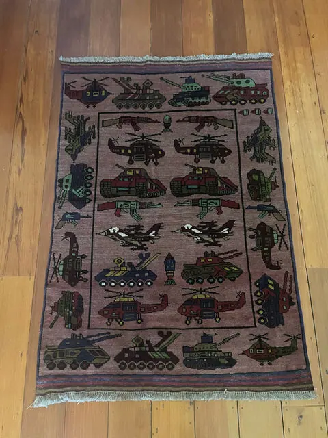Afghan Rug #893, 141 x 96 cm