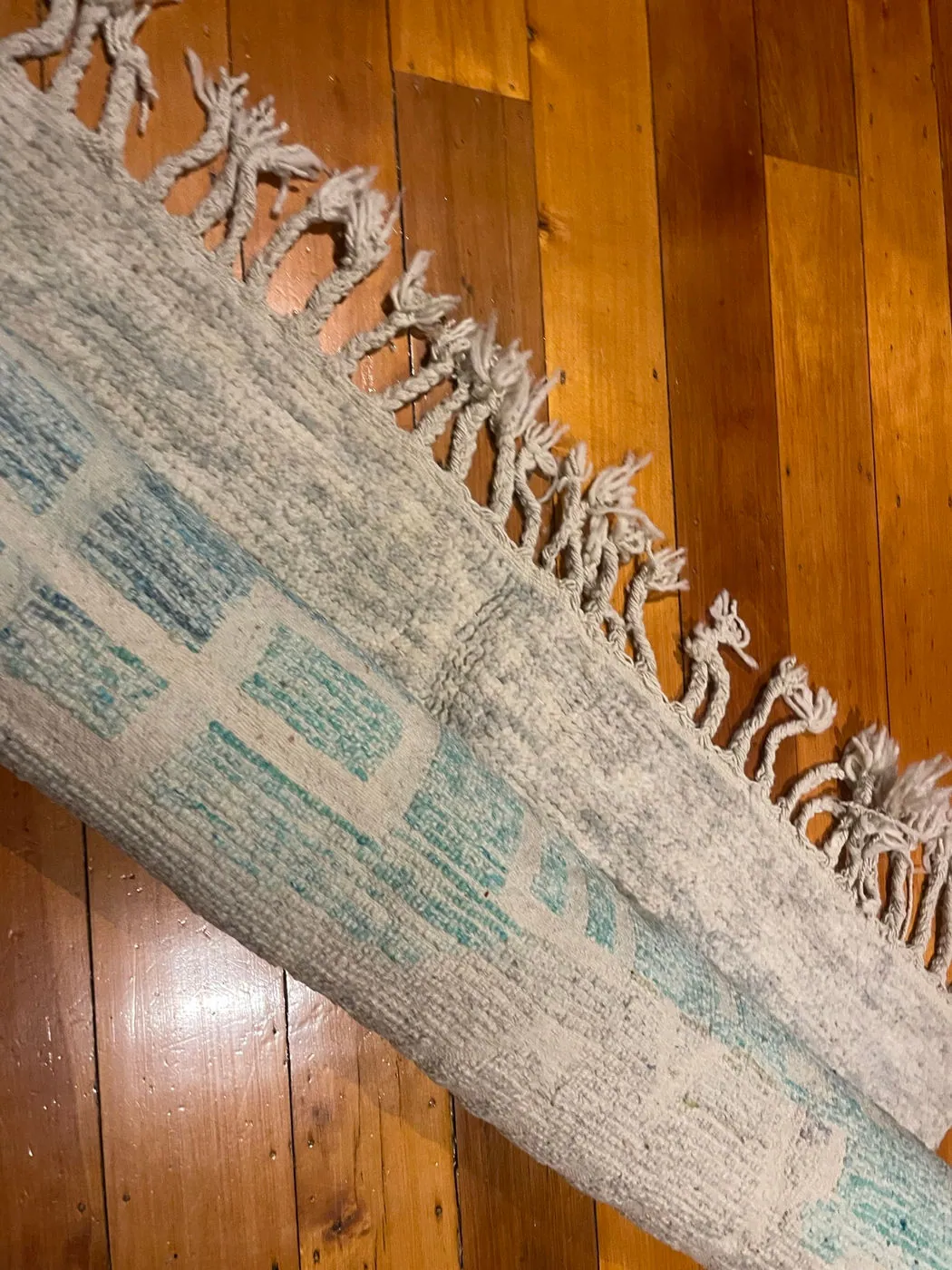 Icey Sea , Large Authentic Beni Ourain, Moroccan Rug, 260 x 165 cm, photo 15 of 15