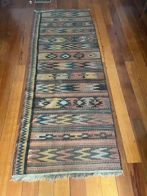 Kilim Rug #834, 296 x 112 cm