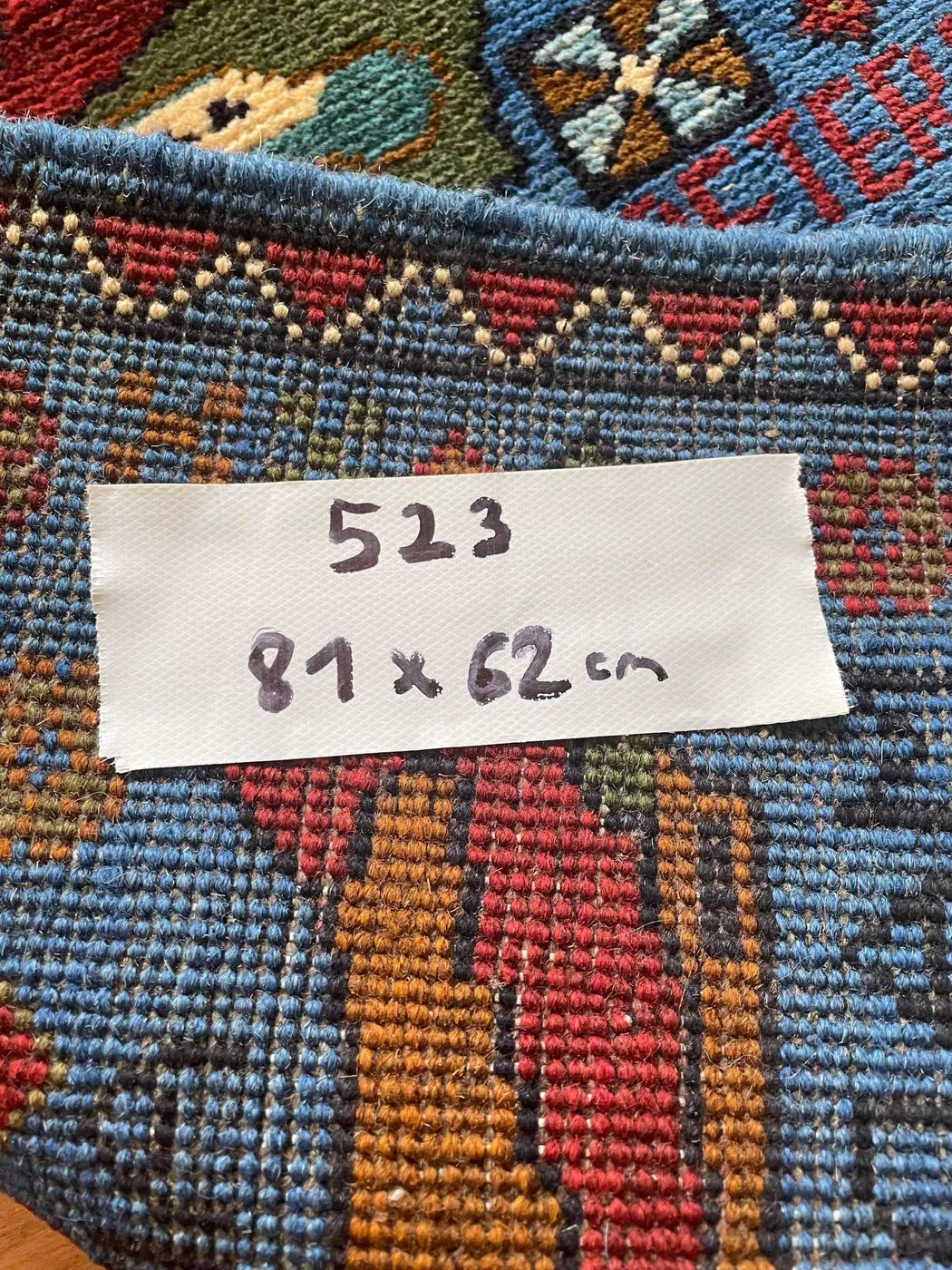 Afghan Rug #523, 81 x 62 cm, photo 3 of 4