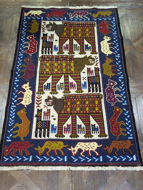 Afghan Rug #2106, 146 x 96 cm