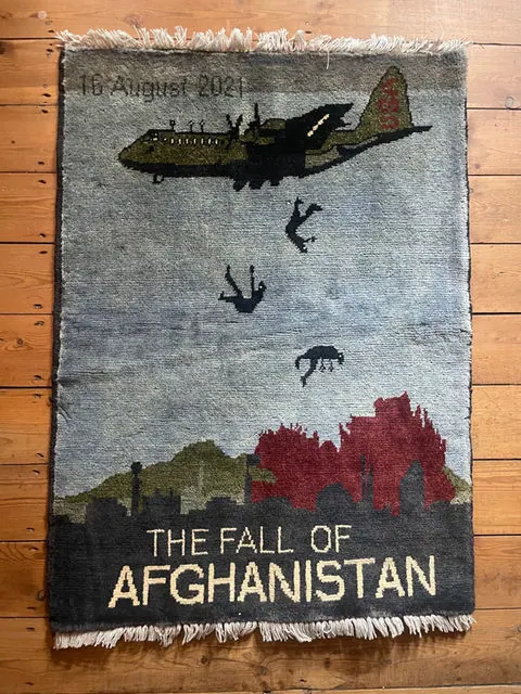 Afghan Rug #722, 85 x 59 cm