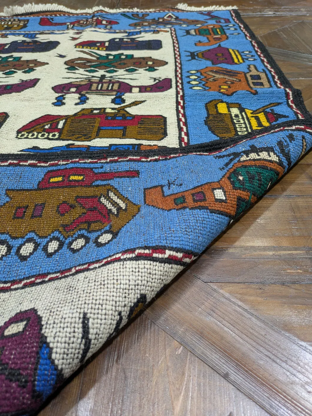 War Rug #2123, 145 x 95 cm, photo 7 of 8