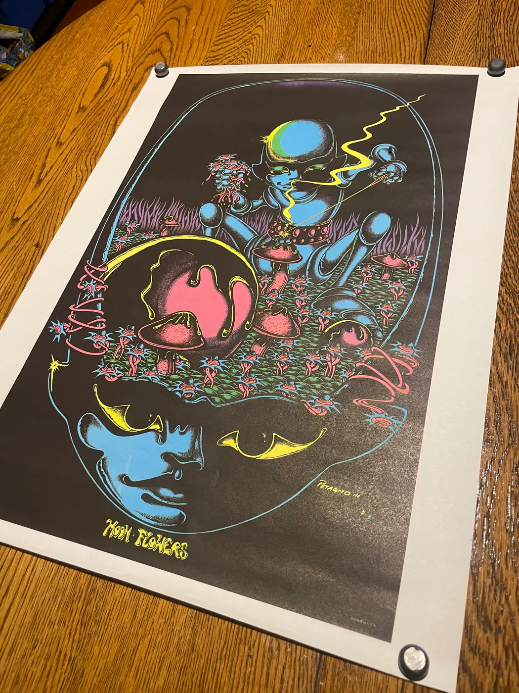 Original vintage blacklight poster 20”x27”, photo 2 of 5