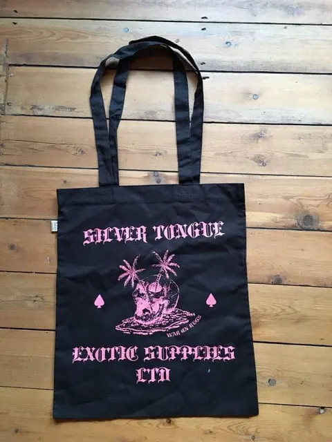 Silver Tongue Tote Bag £12 or FREE with any rug purchase by request