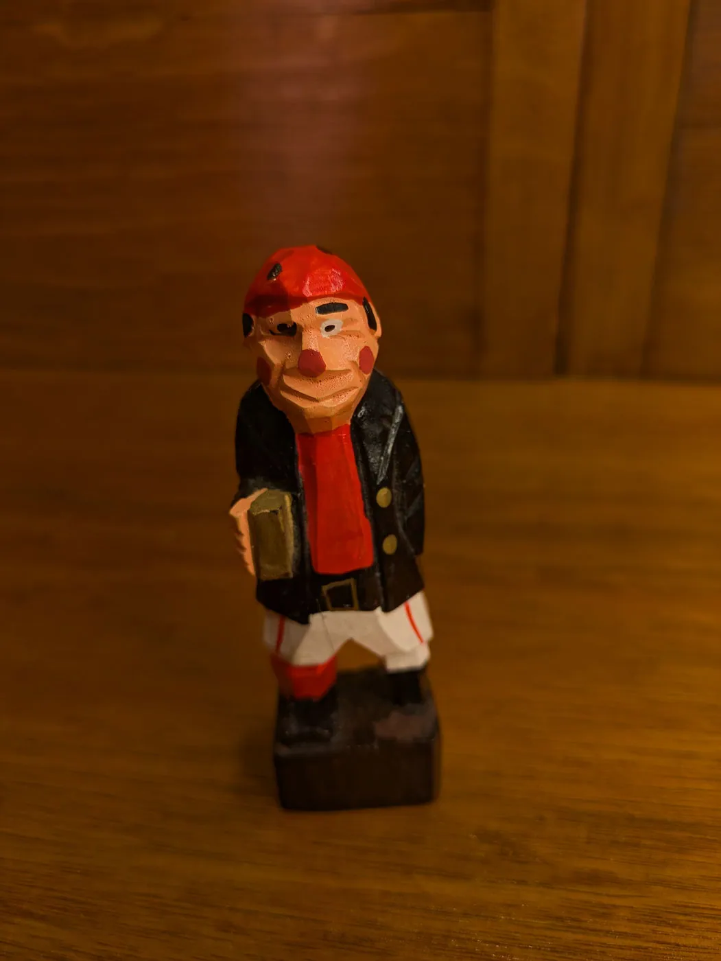 Vintage Hand-Carved Folk Art Figurines, Set of 4 Nautical Characters, photo 10 of 12