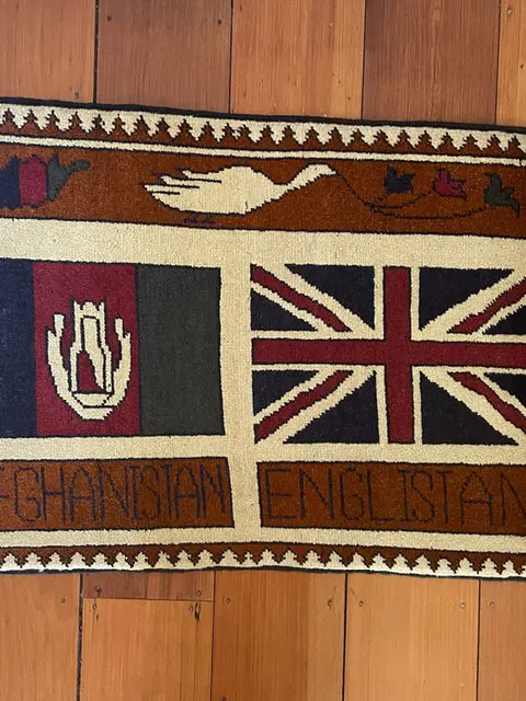 Afghan Rug #911, 77 x 56 cm