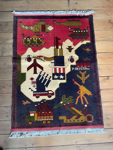 Afghan Rug #698, 103 x 72 cm