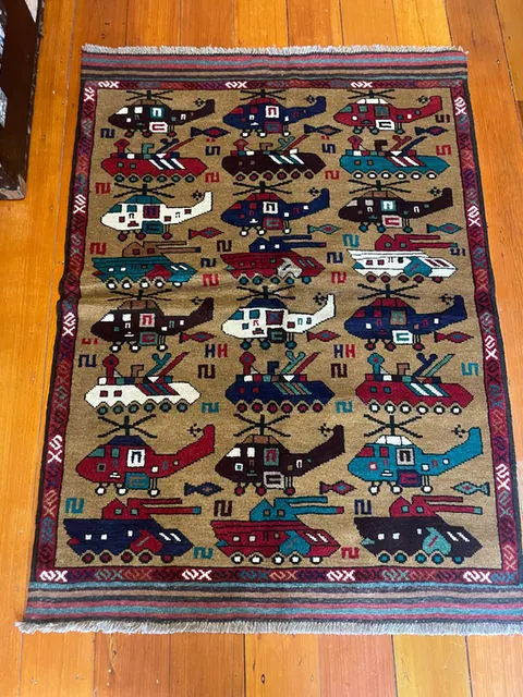 Afghan Rug #992, 144 x 104 cm
