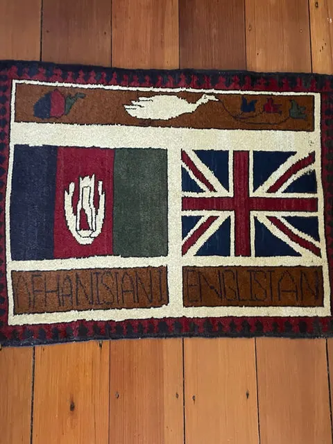 Afghan Rug #920, 78 x 59 cm