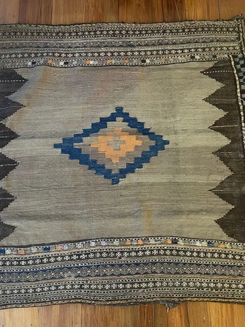 Kilim Rug #823, 123 x 118 cm