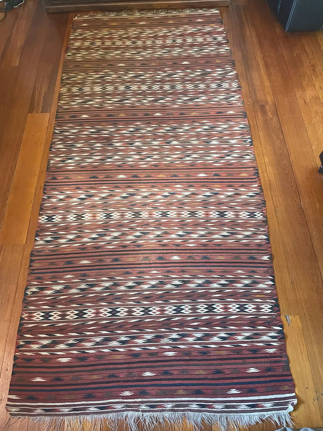Kilim Rug #822, 285 x 127 cm, photo 11 of 12