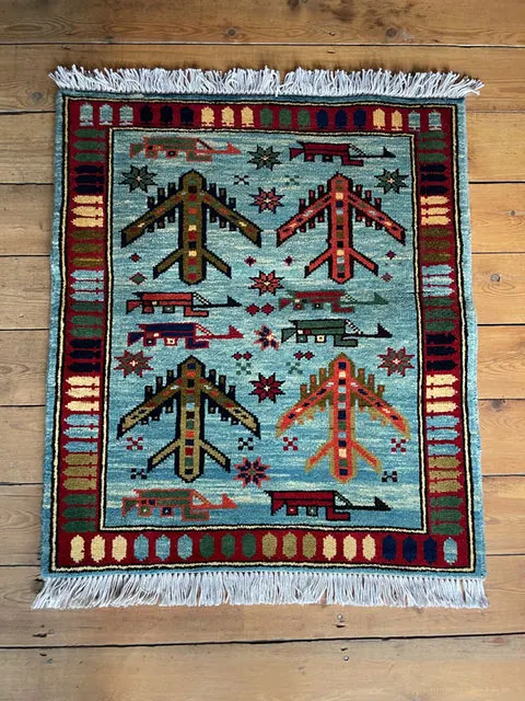Afghan Rug #699, 71 x 59 cm