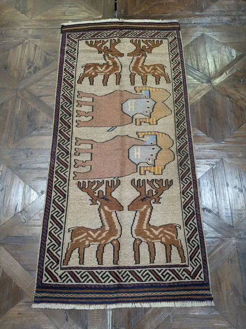 Afghan Rug #2100, 163 x 75 cm