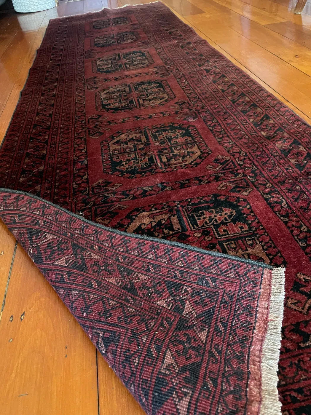 Afghan Rug #867, 281 x 84 cm, photo 8 of 12