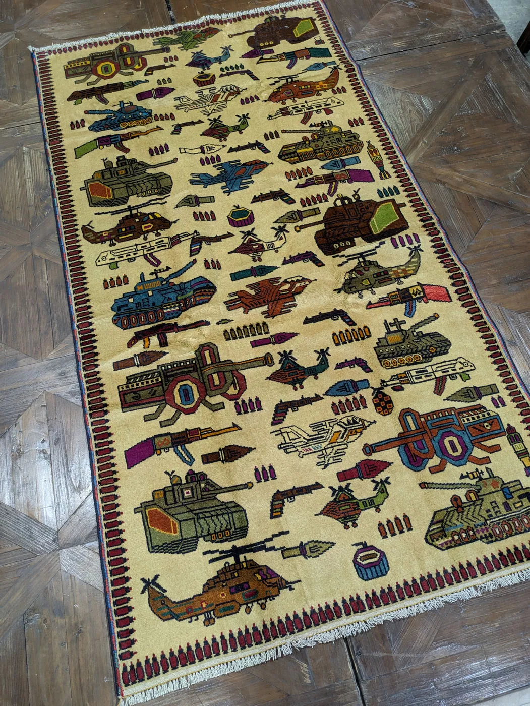 War Rug #2114, 197 x 106 cm, photo 4 of 8
