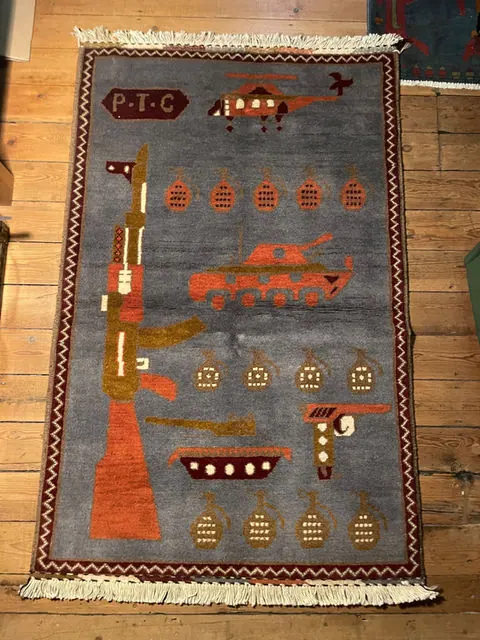 Afghan Rug #538, 127 x 83 cm