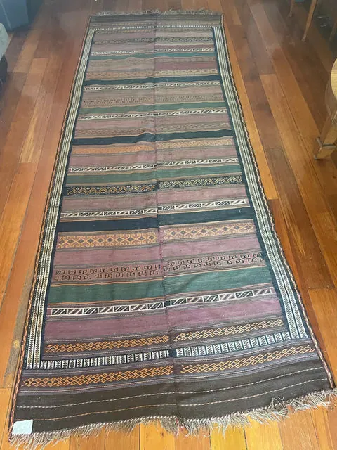 Kilim Rug #825, 397 x 146 cm