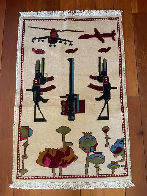 War Rug #1051, 128 x 85 cm